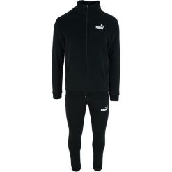 Dres Clean Rozmiar XL Czarny - 585841-01. Czarne komplety dresowe męskie Puma, m, bez wzorów, z bawełny. Za 438.54 zł.