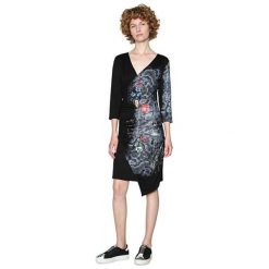 Desigual Sukienka damska Vest Next To Me 18SWVKBK 2000 (rozmiar S). Spódnice damskie Desigual, s, bez wzorów, z materiału, bez kołnierzyka, bez ramiączek. W wyprzedaży za 162.00 zł.