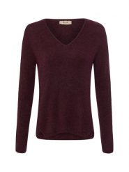 MOS MOSH Sweter z domieszką wełny Kobiety lila, XS. Swetry nierozpinane damskie Mos Mosh, xs, bez wzorów, z wełny, bez kołnierzyka, bez ramiączek. Za 449.95 zł.