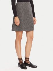 Weekend Max Mara Spódnica trapezowa Marche 2525106022 Szary Regular Fit. Szare spódnice damskie Weekend Max Mara, bez wzorów, z wełny, trapezowe. Za 829.99 zł.