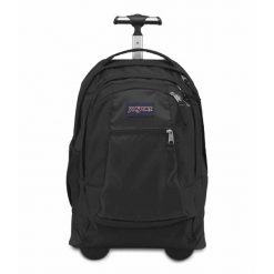 Plecak Vans Driver 8 z kółkami i przegrodą na laptop. Czarne plecaki męskie Jansport, bez wzorów, z poliesteru. Za 499.99 zł.