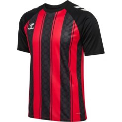 Koszulka Hummel Match striped. Czarne bluzki damskie Hummel, bez wzorów, sportowe, bez kołnierzyka, bez ramiączek. Za 214.50 zł.