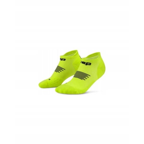 Męskie skarpety kompresyjne do biegania stopki sportowe Core Run. Zielone skarpety męskie CEP, bez wzorów, z elastanu. Za 69.00 zł.