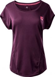 IQ Koszulka damska Ladia Wmns Potent Purple r. S. Fioletowe bluzki damskie IQ, s, bez wzorów, bez kołnierzyka, bez ramiączek. Za 37.21 zł.