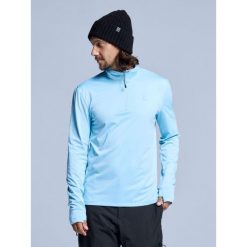 Bluza narciarska - Męska - Arctic 2.0 - Ice Blue. Niebieskie bluzy męskie POEDERBAAS, na zimę, m, bez wzorów, z elastanu, sportowe, bez ramiączek, bez kaptura. W wyprzedaży za 177.72 zł.