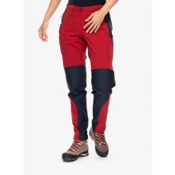 Spodnie softshell damskie Rab Torque Pants. Czerwone spodnie sportowe damskie RAB, bez wzorów, z softshellu, sportowe, trekkingowe. Za 361.99 zł.
