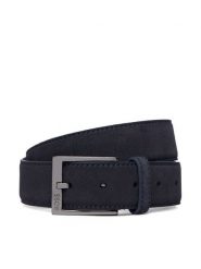 BOSS Pasek 50563958 Granatowy. Niebieskie paski męskie Boss, ze skóry. Za 349.99 zł.