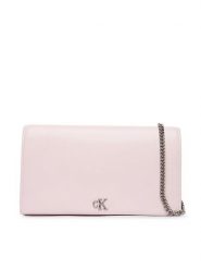 Calvin Klein Torebka Ck Wallet On Chain LV04F3319G Bordowy. Czerwone torebki do ręki damskie Calvin Klein, bez wzorów, ze skóry, bez dodatków. Za 409.99 zł.