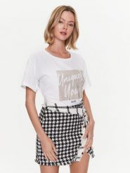 Liu Jo T-Shirt WA3277 JS923 Biały Regular Fit. Białe t-shirty damskie Liu Jo, s, bez wzorów, z bawełny, bez kołnierzyka, bez ramiączek. Za 269.99 zł.