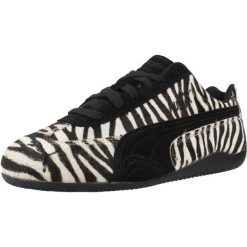 Buty PUMA YELLOW SPEEDCAT ZEBRA WNS Nadruk zwierzęcy. Białe obuwie trekkingowe damskie Puma, z materiału, bez zapięcia. Za 341.99 zł.