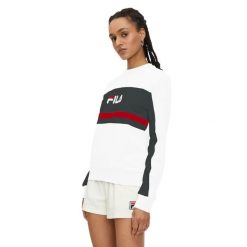 Bluza damska FILA Lishui. Białe bluzy damskie Fila, xs, bez wzorów, casualowe, bez ramiączek, bez kaptura. Za 169.99 zł.