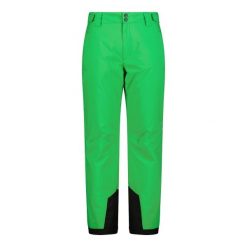 Spodnie narciarskie z tkaniny żakardowej CMP. Zielone spodnie sportowe męskie CMP, m, bez wzorów, z tkaniny, narciarskie. Za 415.50 zł.