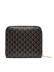 Calvin Klein Portfel Emblem Aop Square Zip Around LV04F1089G Czarny. Czarne portfele damskie Calvin Klein, ze skóry. Za 249.99 zł.