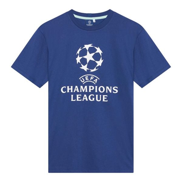 Koszulka UEFA Champions League. Niebieskie bluzki damskie CHAMPIONS LEAGUE, s, bez wzorów, z bawełny, sportowe, bez kołnierzyka, bez ramiączek. Za 139.99 zł.
