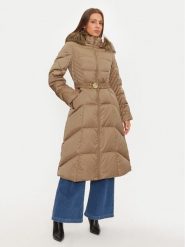 Guess Płaszcz zimowy New Olga W4BL41 WEX52 Beżowy Regular Fit. Brązowe płaszcze damskie Guess, na zimę, s, z aplikacjami, z syntetyku, bez kołnierzyka, bez kaptura. Za 1,009.00 zł.