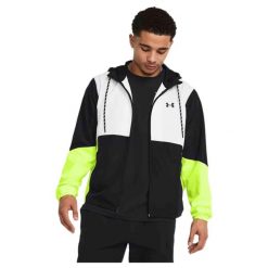 Kurtka treningowa męska Under Armour Legacy Windbreaker. Kurtki sportowe męskie Under Armour, m, bez wzorów, z kapturem. Za 371.30 zł.