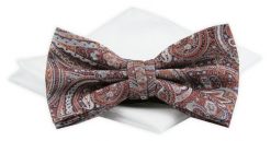 ZESTAW - Mucha z Poszetką Chattier - Wzór Orientalny. Krawaty i muchy Chattier, bez wzorów, eleganckie. Za 59.00 zł.