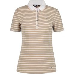Koszulka Polo Damska Luhta Isovuori. Brązowe bluzki damskie Luhta, bez wzorów, eleganckie, bez kołnierzyka, bez ramiączek. Za 279.00 zł.