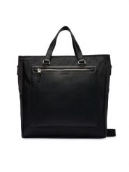 Calvin Klein Torebka Ssnl Raised Logo Tote LV04D3502G Czarny. Czarne torby na ramię męskie Calvin Klein, z materiału, na ramię. Za 569.99 zł.