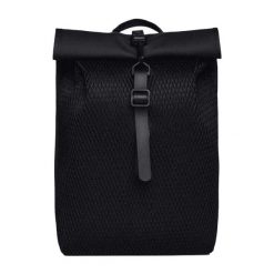 Siatkowy Plecak Zwijany. Czarne plecaki damskie Rains, bez wzorów, sportowe. Za 702.99 zł.