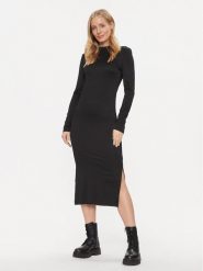 JDY Sukienka codzienna Filipa 15305343 Czarny Slim Fit. Czarne sukienki damskie JDY, na co dzień, l, bez wzorów, z syntetyku, bez kołnierzyka, bez ramiączek, proste. Za 89.99 zł.