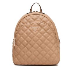 Plecak Guess. Brązowe plecaki damskie Guess, z aplikacjami. Za 489.99 zł.