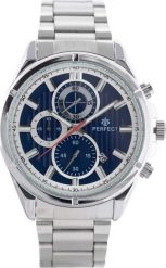 Zegarek Perfect ZEGAREK MĘSKI PERFECT CH03M - CHRONOGRAF (zp358e) + BOX. Zegarki męskie Perfect, bez wzorów. Za 112.49 zł.