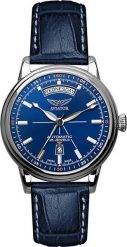 Zegarek Aviator Zegarek męski Aviator V.3.20.0.145.4 niebieski. Niebieskie zegarki męskie AVIATOR, bez wzorów. Za 4,950.00 zł.