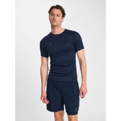 Koszulka Hummel Pro. Niebieskie bluzki damskie Hummel, bez wzorów, sportowe, bez kołnierzyka, bez ramiączek. Za 187.00 zł.