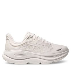 Buty do biegania Hoka. Białe obuwie sportowe damskie HOKA, bez wzorów, bez zapięcia, do biegania. Za 699.99 zł.