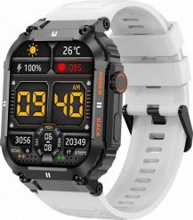 Smartwatch Gravity GT6-8 Biały. Białe zegarki smartwatch Gravity, bez wzorów. Za 179.35 zł.