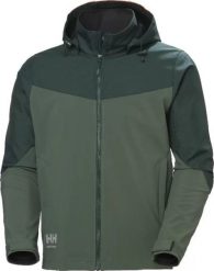 Kurtka męska Helly Hansen Jacket HELLY HANSEN Oxford Softshell, green 3XL. Zielone kurtki męskie Helly Hansen, m, bez wzorów, z softshellu, bez kaptura. Za 330.69 zł.