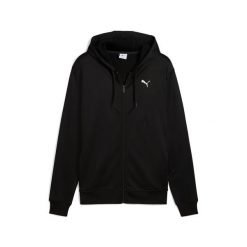 Bluza z kapturem i zamkiem błyskawicznym Puma TAD Essentials Power Fleece. Czarne bluzy męskie Puma, m, bez wzorów, bez ramiączek, z kapturem. W wyprzedaży za 173.50 zł.