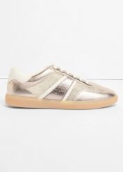 Sneakersy Tamaris. Szare obuwie sportowe damskie bonprix, bez wzorów, bez zapięcia. Za 134.99 zł.