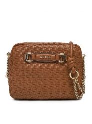 Guess Torebka HWWG95 30140 Brązowy. Brązowe listonoszki damskie Guess, z aplikacjami, ze skóry, bez dodatków. Za 319.99 zł.