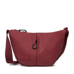 Torebka Hunter. Czerwone listonoszki damskie Hunter, bez wzorów, bez dodatków. Za 129.99 zł.