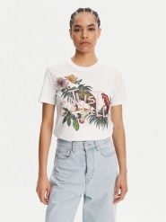 French Connection Bluzka 762ZA Écru Regular Fit. Bluzki damskie French Connection, xs, bez wzorów, z syntetyku, bez kołnierzyka, bez ramiączek. Za 109.99 zł.