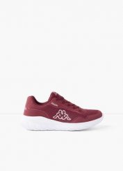 Sneakersy Kappa na lekkiej podeszwie. Czerwone obuwie sportowe damskie bonprix, bez wzorów, bez zapięcia. Za 189.99 zł.