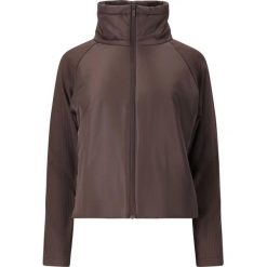 Kurtka damska Athlecia Ayanda. Brązowe kurtki sportowe damskie Athlecia, bez wzorów, z elastanu, bez ramiączek, bez kaptura, trekkingowe, primaloft. Za 338.50 zł.
