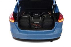 Torby Do Bagażnika Ford Focus 5 Hatchback 2011-2018 4Szt Kjust. Czarne torby podróżne damskie KJUST, bez wzorów, z kauczuku. Za 1,196.00 zł.