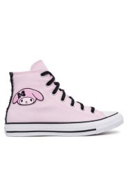 Converse Trampki Chuck Taylor All Star A21836C Różowy jasny. Czerwone trampki i tenisówki damskie Converse, bez wzorów, z materiału, bez zapięcia. Za 399.99 zł.