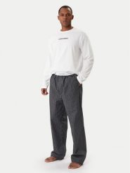 Calvin Klein Piżama Ls Tee LV00NM2953 Biały Regular Fit. Białe piżamy męskie Calvin Klein, l, bez wzorów, z bawełny, bez kołnierzyka, bez ramiączek. Za 369.99 zł.