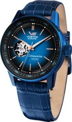 Zegarek Vostok Europe Zegarek męski Vostok Europe NH38A-560D681 niebieski. Niebieskie zegarki męskie Vostok Europe, bez wzorów. Za 1,770.00 zł.