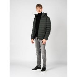 Parka turystyczna męska Levico. Zielone parki męskie Geox, m, bez wzorów, z poliesteru, bez kołnierzyka, z kapturem. Za 754.00 zł.
