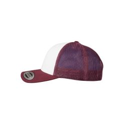 Kolorowa czapka z przodu Flexfit Retro. Białe czapki damskie FLEXFIT, bez wzorów, retro. Za 104.50 zł.