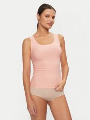 Chantelle Top Soft Stretch C26460 Pomarańczowy Regular Fit. Brązowe koszule nocne damskie Chantelle, bez wzorów, z syntetyku, bez ramiączek. Za 169.99 zł.