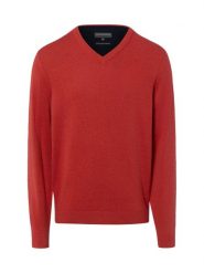 Finshley & Harding sweter z dzianiny z dodatkiem kaszmiru Mężczyźni Bawełna pomarańczowy, XXXL. Brązowe swetry męskie Finshley & Harding, m, bez wzorów, z bawełny, eleganckie, bez kołnierzyka, bez ramiączek. Za 299.95 zł.