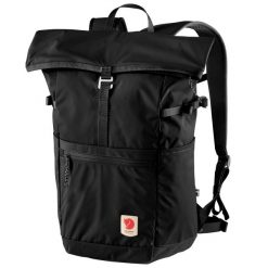Plecak miejski High Coast Foldsack 24. Czarne plecaki męskie Fjällräven, bez wzorów, sportowe. Za 529.99 zł.