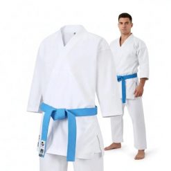 Kimono do karate School WKF - Zestaw bluza + spodnie MOOTO. Białe bluzy damskie DBX BUSHIDO, bez wzorów, z bawełny, sportowe, bez ramiączek, bez kaptura. Za 169.00 zł.