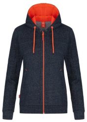 Damska bluza Loap Edita niebieska. Brązowe bluzy damskie ÀLG, s, bez wzorów, z bawełny, eleganckie, bez ramiączek, z kapturem. Za 200.99 zł.
